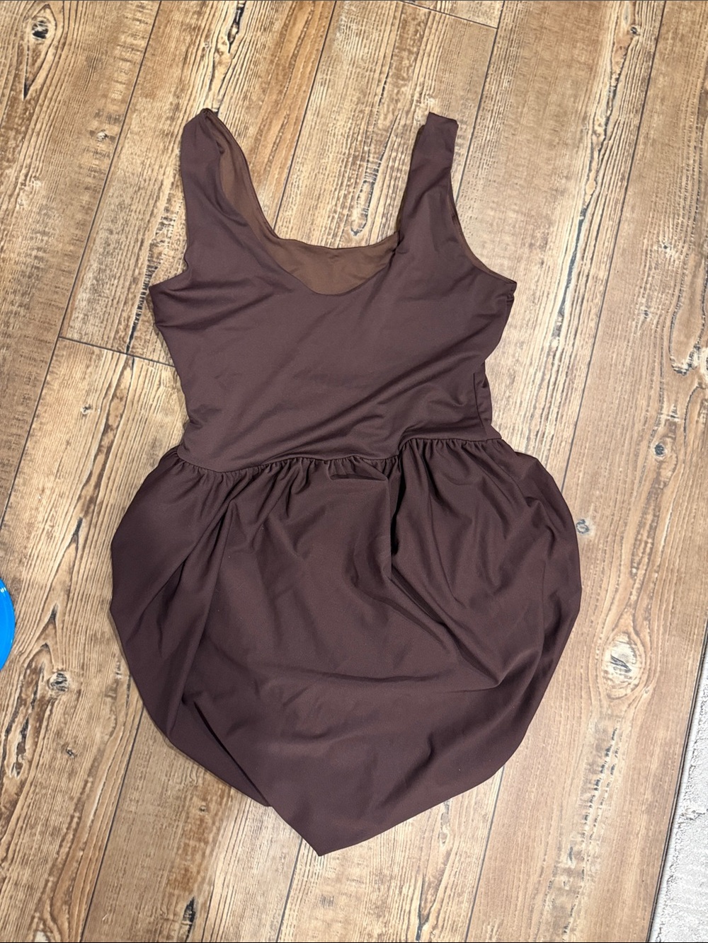 Sleeveless Brown Dress